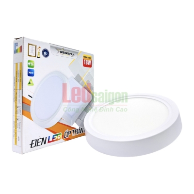 Ốp Trần Nổi Tròn Newstar  18W