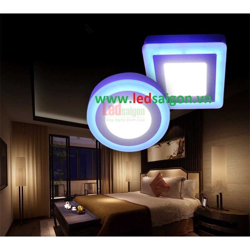 Led Mâm Nổi Vuông 7W 