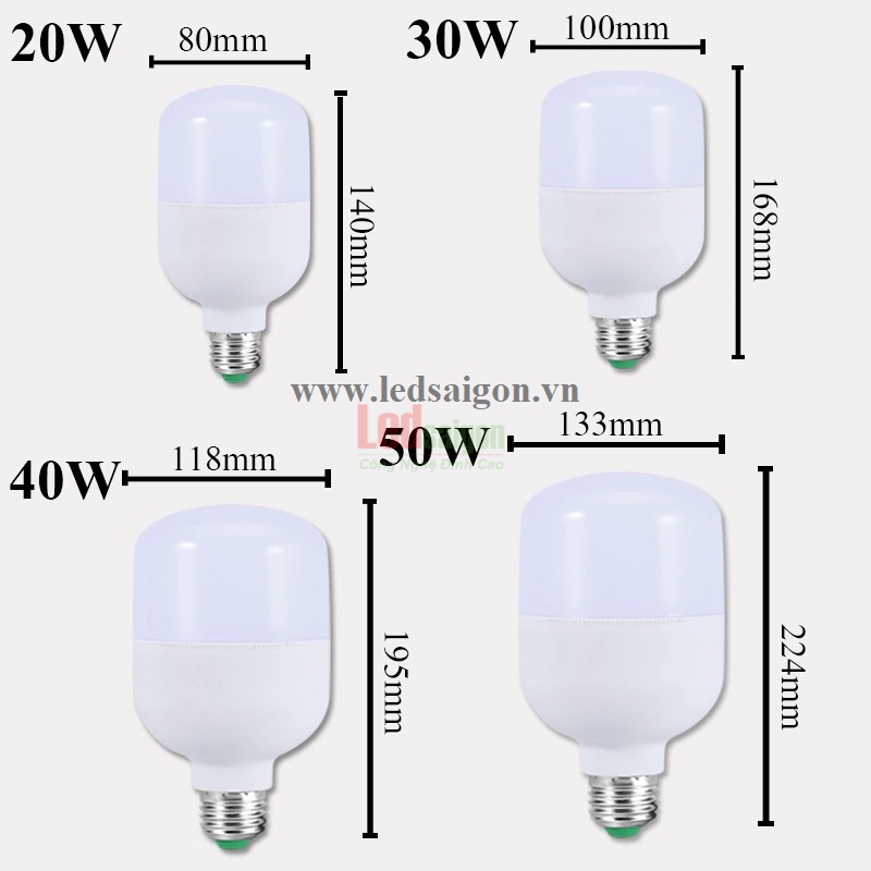 Đèn Led Búp Trụ Newstar 50W