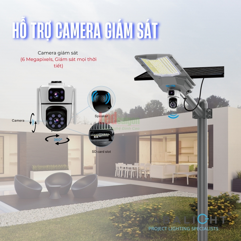 ĐÈN ĐƯỜNG NLMT CAMERA KB-S1000WC