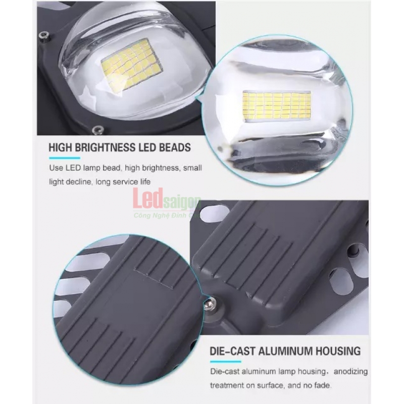 ĐÈN ĐƯỜNG NLMT CHIẾC LÁ 50W