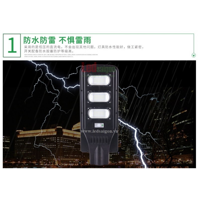 Đèn Đường NLMT Liền Thể 90W