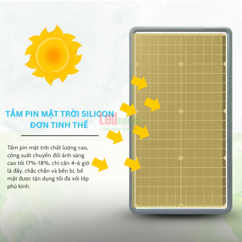 Đèn Đường NLMT Liền Thể PT