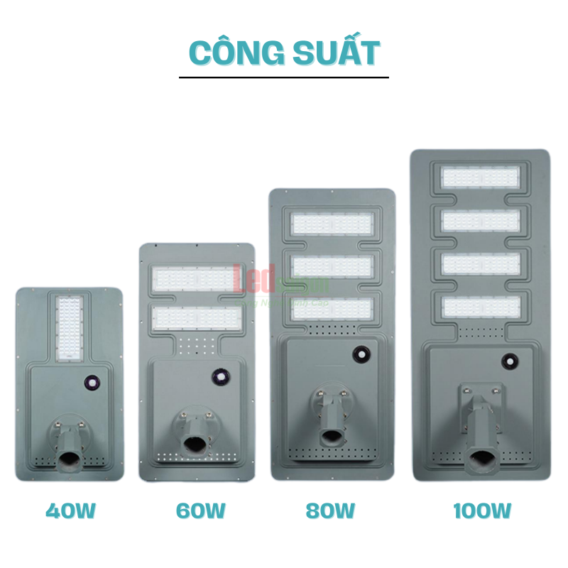 Đèn Đường NLMT Liền Thể PT