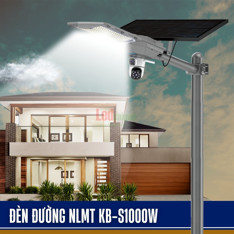 ĐÈN ĐƯỜNG NLMT CAMERA KB-S1000WC