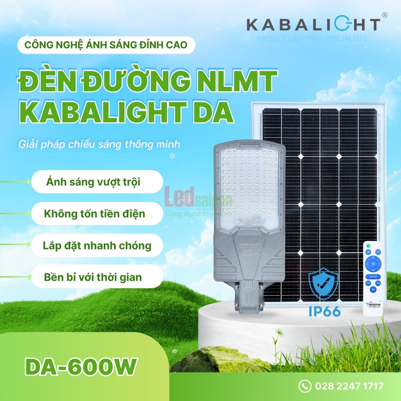 ĐÈN ĐƯỜNG NLMT DA-600W