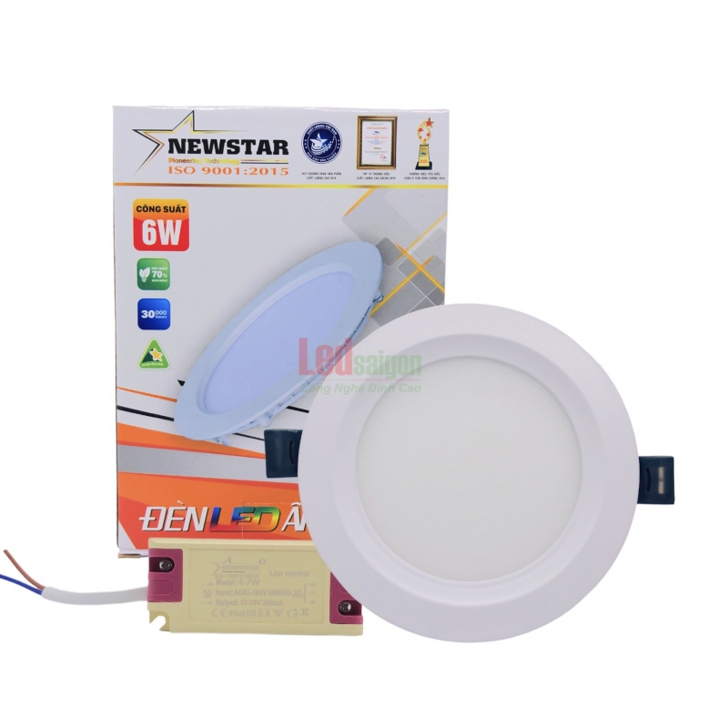 Đèn Âm Trần Siêu Mỏng 6W