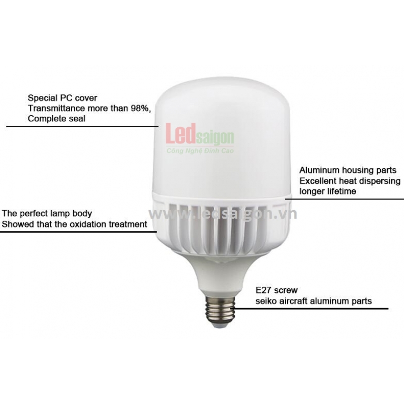 Búp Trụ Nhôm Newstar 60W