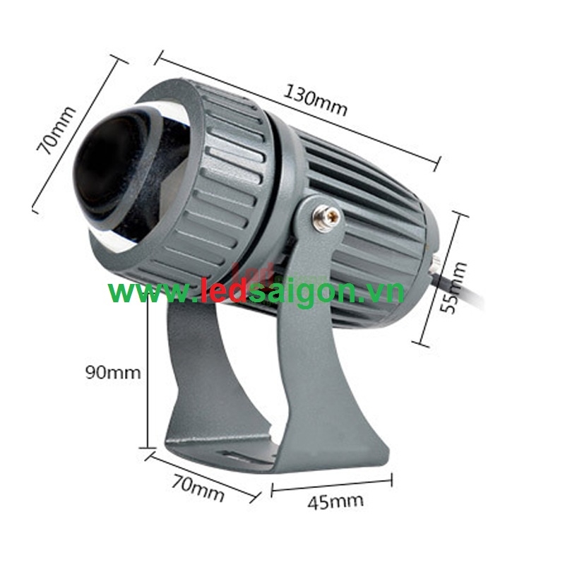 Đèn Led Rọi Cột 10W