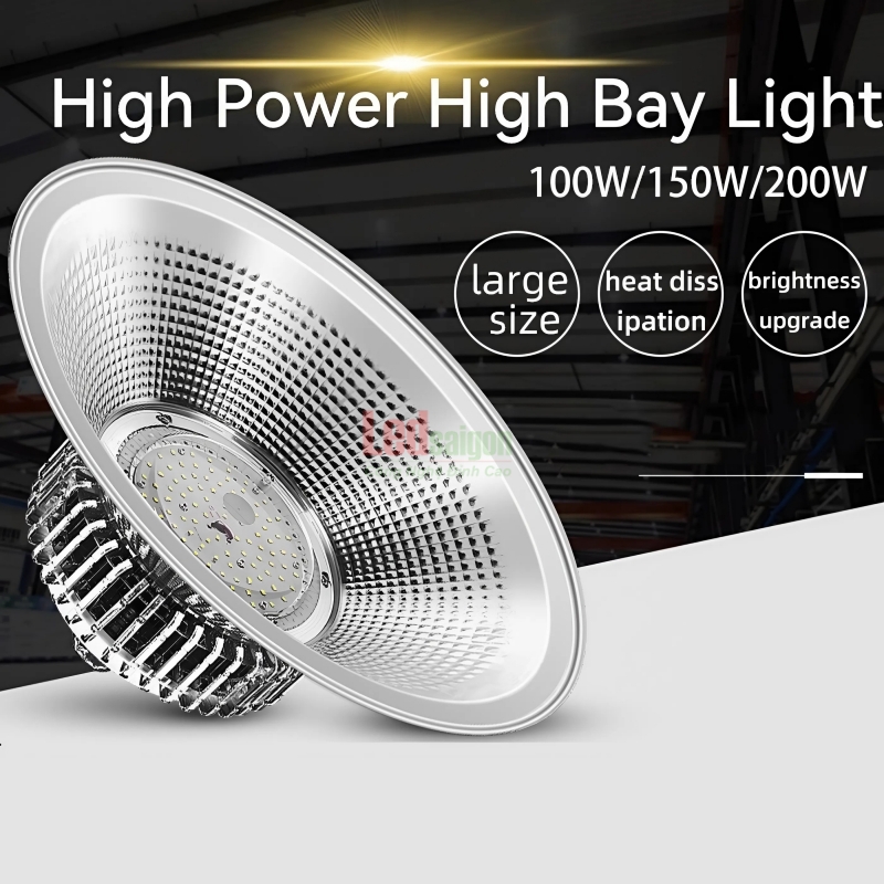 ĐÈN LED NHÀ XƯỞNG HIGHBAY 100W