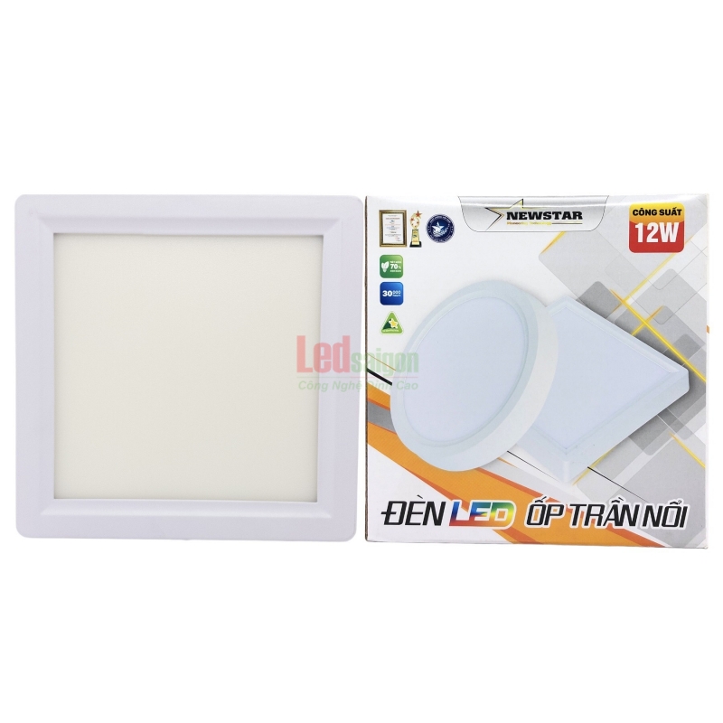 Ốp Trần Nổi Vuông Newstar 12W