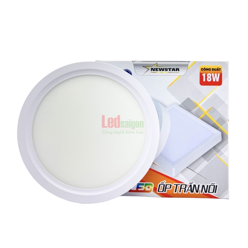 Ốp Trần Nổi Tròn Newstar  18W