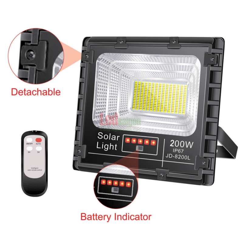 ĐÈN PHA NLMT  200W JD-8200L