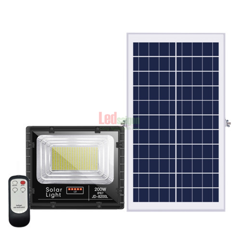 ĐÈN PHA NLMT  200W JD-8200L