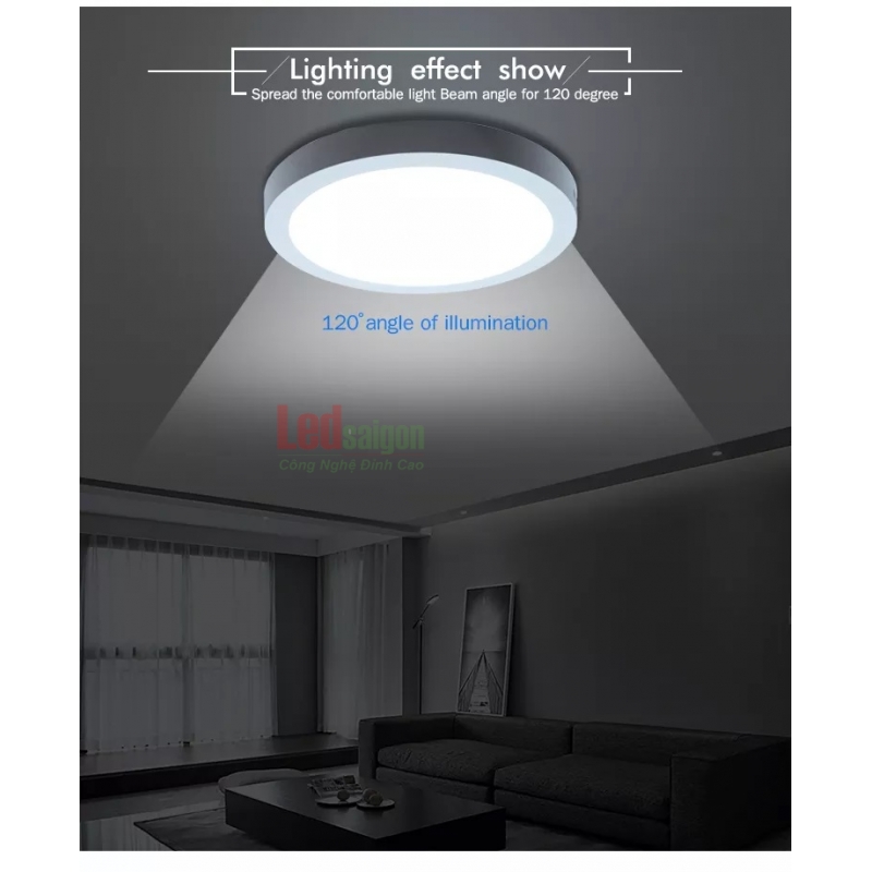 Ốp Trần Nổi Tròn Newstar  12W