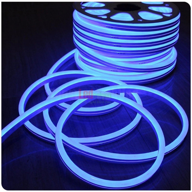 Led Dây Neon Flex 100M Màu Xanh