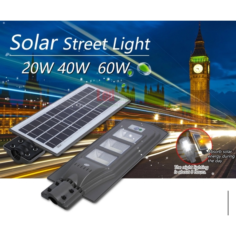 ĐÈN ĐƯỜNG NLMT LIỀN THỂ 60W