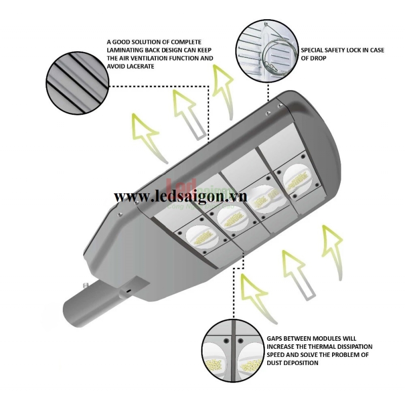 Đèn LED Đường Phố M01 - 200W 
