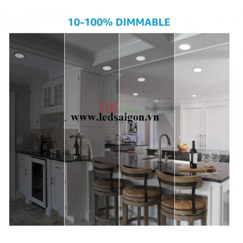 Đèn Led Ốp Trần Nổi Tròn 18W